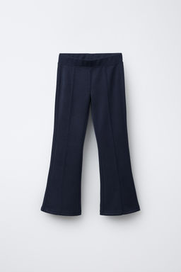 FLARED PINTUCK TROUSERS