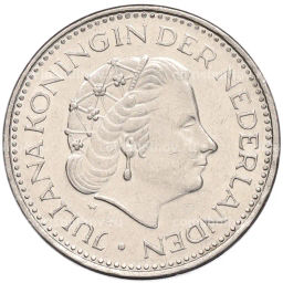 Монета 1 гульден 1978 года Нидерланды