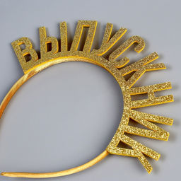 Карнавальный ободок «Выпускник» цвет золотой, фетр