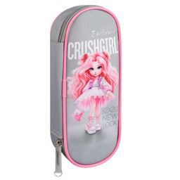 Пенал школьный Феникс+, арт.68400/ 30 КРАСОТКА (без наполнения, 20.5х7.5х4 см, микрофибра на ПВХ-осн