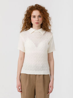 Блузка вязаная