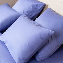 Постельное белье Моноспейс Семейный (2 пододеяльника) + 4 наволочки, синий