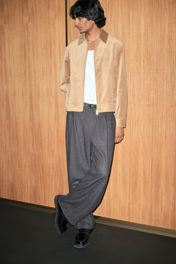 Cazadora de terciopelo Regular Fit