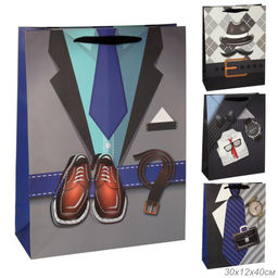 Пакет подарочный 40х30х12 / 1396L /уп 12/360/23 февраля - ГалеонТрейд фото 10