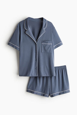 Camisa y pantalon corto de pijama - H&m фото 6