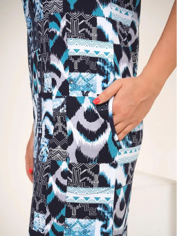 Сарафан женский, цвет голубой