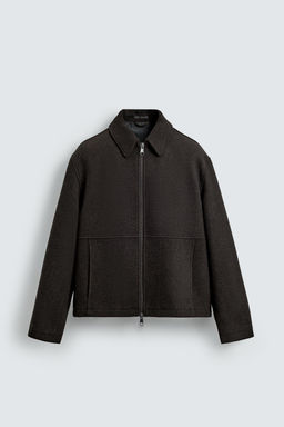 TEXTURED ZIP-UP JACKET - Zara фото 7