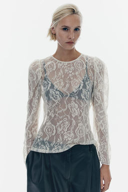 Blusa de encaje - H&m фото 3