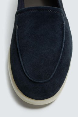 MOCAS?N PIEL CASUAL / Azul - Zara фото 3