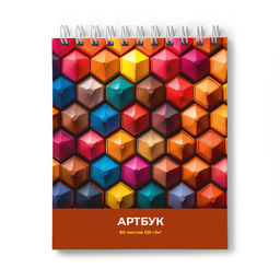 Светоч А161 Артбук (Скетчбук), блок белый, жесткая подложка, 120 г/м2 175*200 мм на гребне 80 л. 2 шт. Творческая палитра 01366