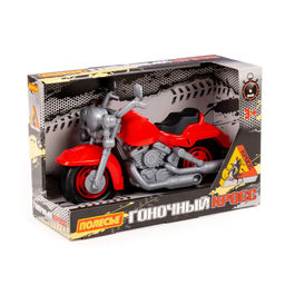 Мотоцикл гоночный Кросс (красный) (в коробке)