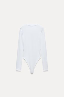 COTTON MODAL BODYSUIT - Zara фото 15