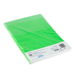 Простыня 1,5 спальная "Салатовый" 150х215см, перкаль 110г/м2, хлопок 100%, упаковка "классическая" ПВХ 28х41см, "Домашняя мода" (Россия)