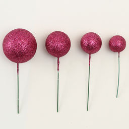 Набор для украшения Бусины, набор 20 шт, цвет бордовый - Страна карнавалия фото 3