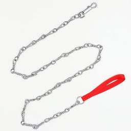 Поводок металлический витой с нейлоновой ручкой, 180 см х 4 мм - Пижон фото 2