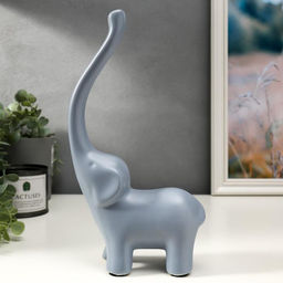 Набор фигурок керамика «Семейство слонов», 3 шт., матовый