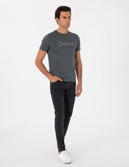 Antrasit Slim Fit Ti__rt