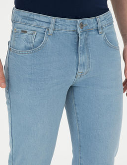 A__k Mavi Slim Fit Jean Pantolon