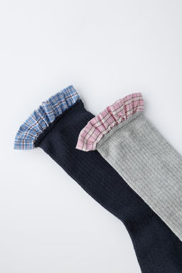 2-PACK OF SOCKS WITH RUFFLE TRIM - Zara фото 11