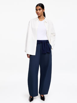 Pantalones de algod?n con pernera de barril - H&m фото 6