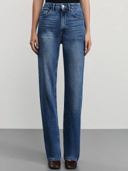 Джинсы straight с высокой посадкой / Zarina фото 2