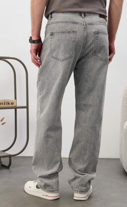 Джинсы Fine Joyce F611-0162R светло-серый хлопок  фото 5