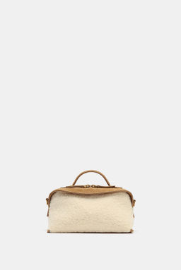 ELONGATED SHEARLING BAG - Zara фото 5