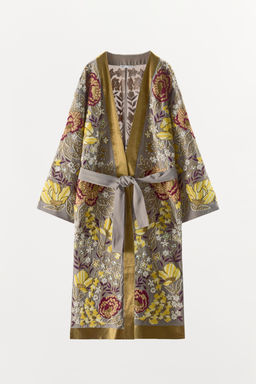KIMONO BORDADOS FLORES ABALORIOS LIMITED EDITION / Multicolor - Zara фото 5