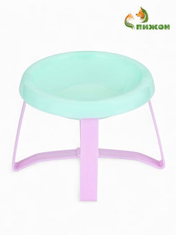 Цена за 2 шт. Миска на подставке, 170 мл, пластик