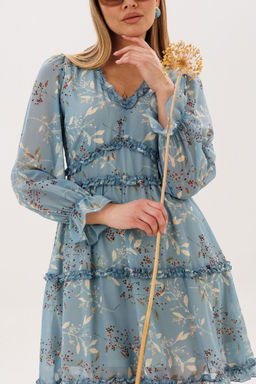 Платье ANELLI 1830 аквамарин  фото 9