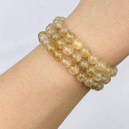 Бусины для украшений из Рутилового кварца "Волосатик"