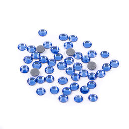 Страз клеевой Zlatka ZRTG-1648 SS16 цветные 3.9 мм стекло 5 x 48 шт в пакете с картонным еврослотом №05 синий (Sapphire)