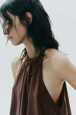 FLOWING HALTER TOP - Zara фото 4