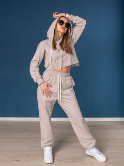 Женский Спортивный костюм Барбара, светло-бежевый от Спортсоло
