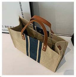 Сумка 33x13x25 / FX-2024 /уп 10/100/синяя полоса на кнопке