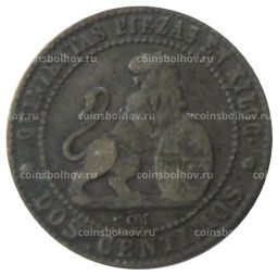 2 сентимо 1870 года Испания