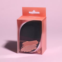 Цена за 2 шт. Расчёска массажная, с крышкой, 5 × 9 см, PVC-коробка, цвет МИКС