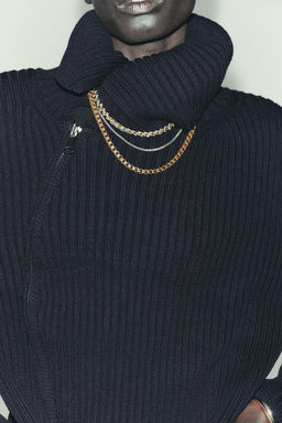 PACK OF 3 CONTRAST CHAIN NECKLACES - Zara фото 2