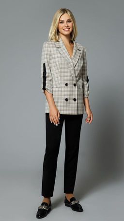 Жакет женский 0527, клетка - Di-lia fashion фото 2