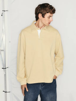 Толстовка с воротником поло / Zarina  фото 4