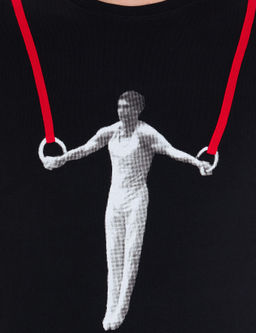 Черная облегающая футболка - Cacharel фото 6