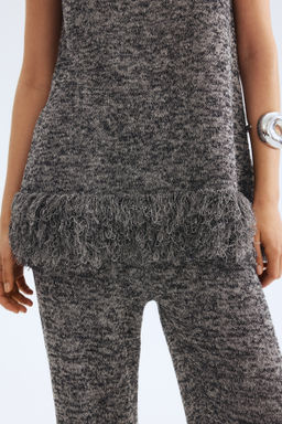 Top de punto con flecos - H&m фото 3