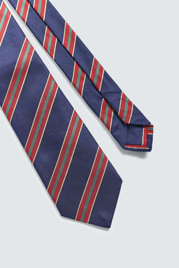 100% SILK STRIPED TIE - Zara фото 5