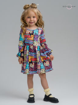 Платье Моана коты в горошек - Sovalina фото 5