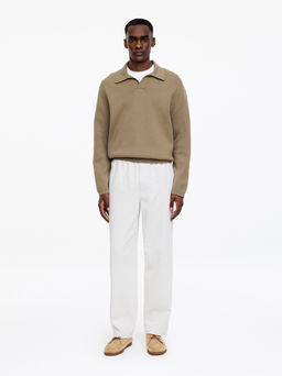 Pantalones de lino y algod?n loose fit - H&m фото 4