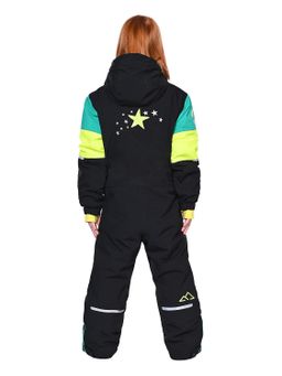 Комбинезон T-9080 Черно-зеленый