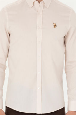 U. S. Polo Assn Мужская белая рубашка с длинным рукавом - U.s. polo assn фото 13