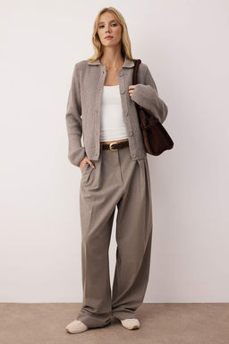 Lacivert More Sustainable Basic Polo Yaka Triko H?rka TWOAW26HI00126 - Trendyolmilla фото 12