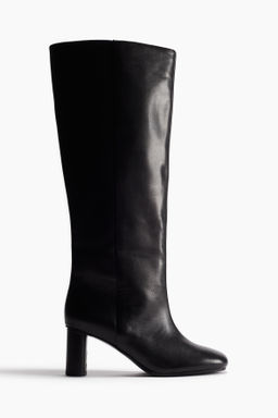 Botas de piel a la rodilla - H&m фото 5
