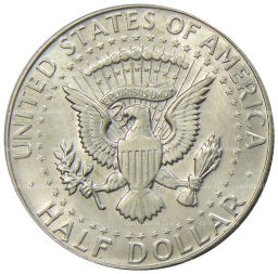 1/2 доллара (50 центов) 1968 года D США